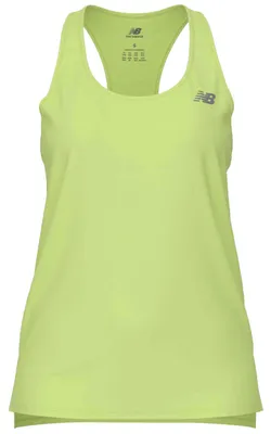 Image de T-shirt New Balance Camiseta New Balance tirantes verde mujer pour Uni