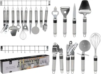Produktbild von EH Küchenset Edelstahl 9-teilig