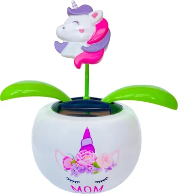 Produktbild von Solar-Wackelblume Einhorn