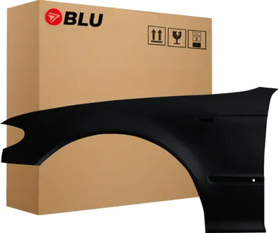 Immagine prodotto di BLU Parafango compatibile con BMW 3 E46 Sedan/Kombi/Berlina/Station Wagon/Touring Lift 475 Sinistra Schwarz SchwarzerSaphir | 2001-2005 | Anteriore | Verniciato | Pronto per il montaggio | Acciaio