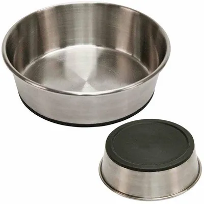 Produktbild von Hundenapf aus Edelstahl, rutschfest, 2800 ml, ideal für Hunde aller Größen