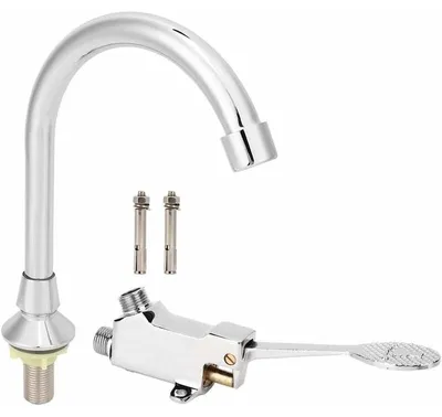 Produktbild von Fußpedal-Armaturenset für Badezimmer, Waschbecken, Medizin, Labor und Spüle