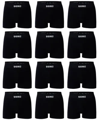 Produktbild von 5er Pack Boxershorts Herren Schwarz Gr. S, M, L Mikrofaser
