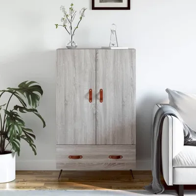 Obrázek produktu pro vidaXL Highboard Grey Sonoma 69,5x31x115 cm výrobek ze dřeva