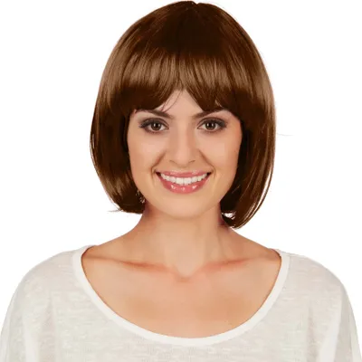 Produktbild von Perücke Kurze Haare Bob - braun
