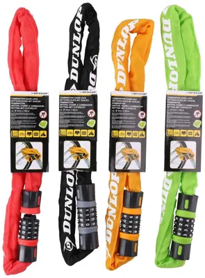 Immagine prodotto di Lucchetto a combinazione Dunlop Moto Bicicletta