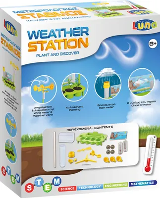 Produktbild von Experimentierkasten Wetter Kinder Lernspielzeug Wetterstation Bausatz +8J