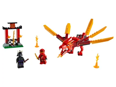 Produktbild von LEGO 71701 NINJAGO Kais Feuerdrache