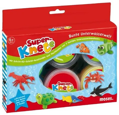 Produktbild von Superknete: Knetset Bunte Unterwasserwelt