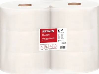 Obrázek produktu pro KATRIN 2542 KATRIN Jumbo toaletní papír CLASSIC Gigant M2 2 vrstvy 6 rolí