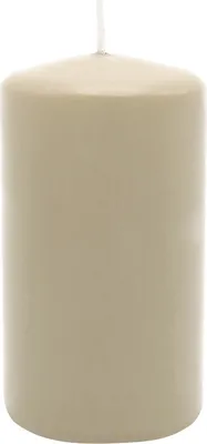 Produktbild von Stumpenkerze aus Paraffin, Sahara, WENZEL, 100/60 mm, Brenndauer ca. 36h, selbstverlöschend