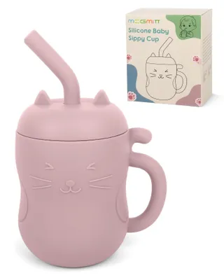 Productafbeelding van Oefenbeker - 2-in-1 met rietje - 150 ml - Siliconen - Lekvrij - Vanaf 6 maanden