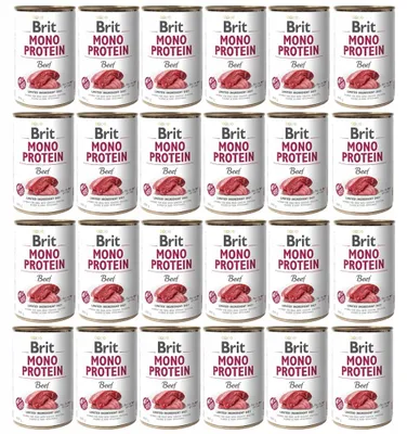 Produktbild von BRIT Mono Protein Beef - Nassfutter für Hunde - 400 g