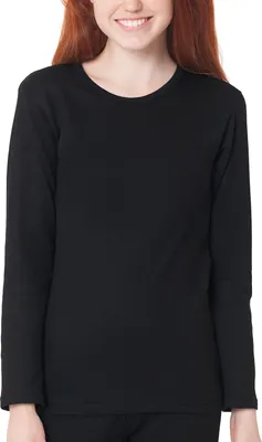 Produktbild von Gomati Kinder-Thermoshirt mit langen Ärmeln – Schwarz
