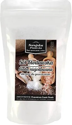 SÓL KŁODAWSKA BIAŁA DROBNO MIELONA 1KG SWOJSKA PIWNICZKA