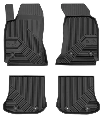 Productafbeelding van Rubberen automatten voor Audi A4 B5 1994-2001 (stationwagen) – 4-delig, zwart, op maat