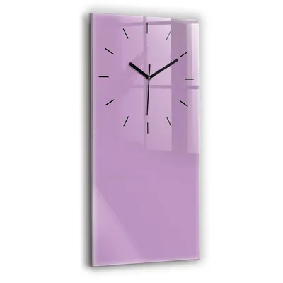 Obrázok produktu pre Wallfluent Hodiny - Obdĺžnikové Sklenené Nástenné Hodiny - Tichý Quartz Strojček - Nástenná Dekorácia Spálňa Kuchyň - Čierna Ruky - 30x60 cm - Fellač