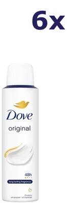 Produktbild von 6x Dove Deospray – 150 ml – Original