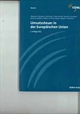 Produktbild von Umsatzsteuer in der Europäischen Union