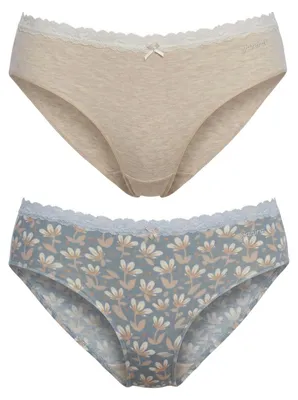 Immagine prodotto di Janira Confezione da 2 mutandine in cotone Brislip Coquettes 1032252 per donna