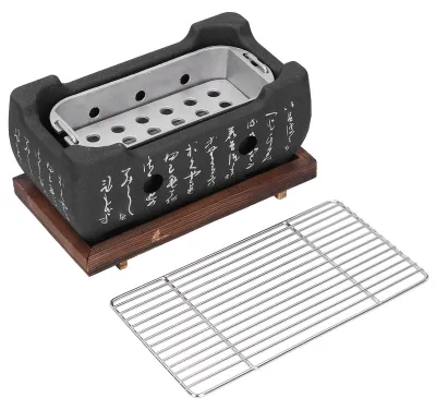 Produktbild von Japanischer Barbecue-Grill, Mini-Haushalt, Aluminiumlegierung, Holzkohle-Herd, Ofenzubehör