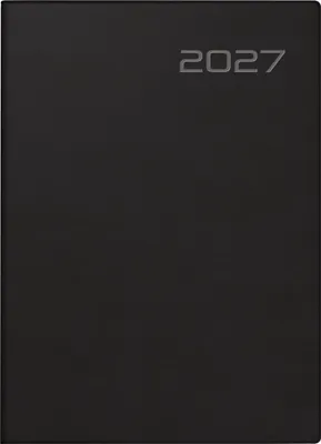 Produktbild von rido Taschenkalender Mod. Technik III 2027 | A6, Kunststoff, schwarz