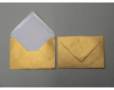 Immagine prodotto di Buste C6, 100 g/m², gommate, confezione da 100 pezzi, dorate