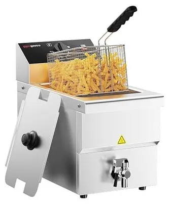 Image de | EFMH8 | Friteuse électrique - 8 litres - 3,25 kW - avec robinet de vidange