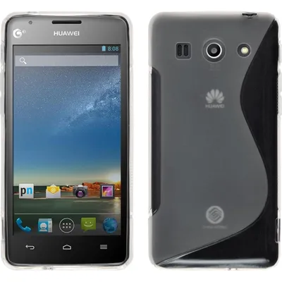 Produktbild von PhoneNatic Case kompatibel mit Huawei Ascend G520 - clear Silikon Hülle S-Style Cover