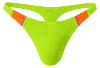 Image de Barcode Berlin - Sous-vêtement String Hommes - Thong RONAK Green - 1x Taille XL