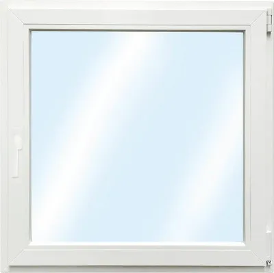 Produktbild von ARON Basic+ Kunststofffenster 1 Flügelig (Dreh-Kipp) 60x55 cm RAL 9016 verkehrsweiß DIN Rechts (Förderfähig)