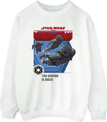 Produktbild von Star Wars - "The Mandalorian Empire Is Back" Sweatshirt für Damen BI39263 (XL) (Weiß)