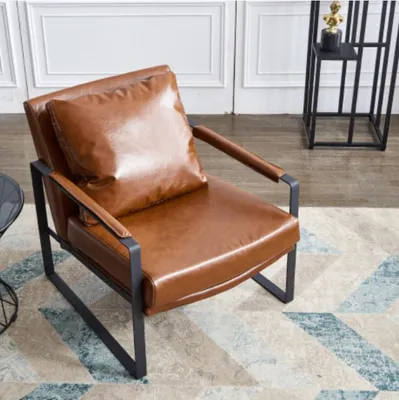 Produktbild von Designer Lehn Stuhl Polster Sofa Sitzer Fernseh Wohnzimmer Sessel Club Lounge