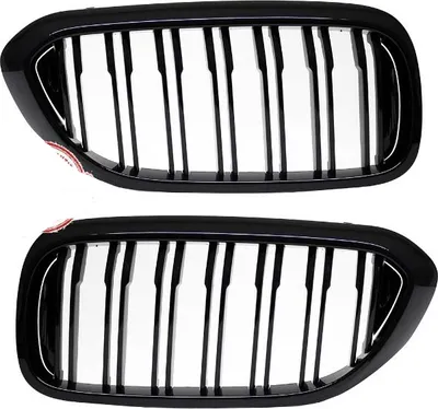 Produktbild von Doppelsteg Kühlergrill Schwarz GLANZ Performance passt für BMW 5er G30 G31 2017>