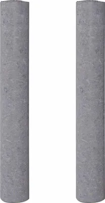 Imagen del producto de vidaXL: 2 láminas de fieltro antideslizante para pintura, 10 metros cuadrados, 280 g/m², color gris