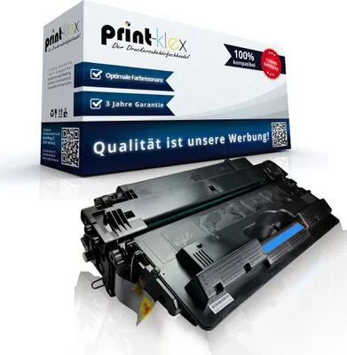 A product shot of a toner cartridge and its packaging.