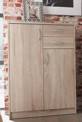 Produktbild von Kommode Beistellschrank Anrichte Standschrank Holzkommode Schrank "Olli IV" Sonoma-Eiche
