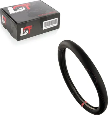 Produktbild von Lenkradbezug Lenkrad Ø 38x9 cm schwarz rote blaue Naht für AUDI für PORSCHE