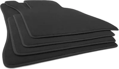 Produktbild von Fußmatten Mercedes W126 Limouisine (1985-1991) Original  Automatten Velours 4-teilig schwarz