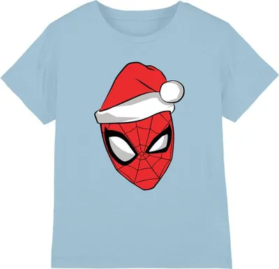 Produktbild von Spider-Man - T-Shirt für Kinder, weihnachtliches Design TV26379 (116) (Hellblau)