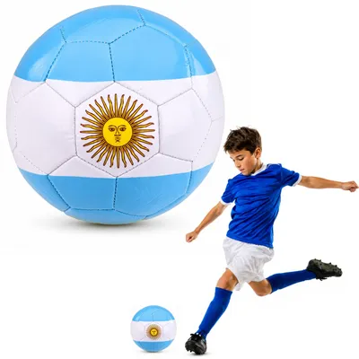Immagine prodotto di Pallone da allenamento per campo in erba Argentina Colors 22 cm misura 5