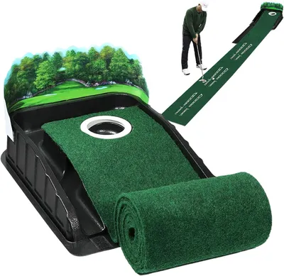 Image de Tapis de golf d'intérieur, tapis de golf avec retour automatique de balle | Green de putting avec retour automatique de balle, idéal pour les amateurs de golf