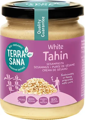 Obrázok produktu pre BIELE TAHINI (SEZAMOVÁ PASTA)250 g - TERRASANA