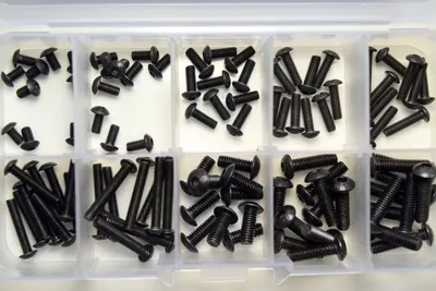 Immagine prodotto di Assortimento di viti a testa tonda Absima, 100 pezzi