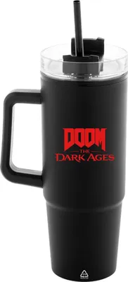 Produktbild von Doom The Dark Ages Thermobecher mit Trinkhalm Shield 1180 ml