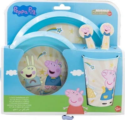 Produktbild von Originální sada 5 kusů nádobí Peppa Pig