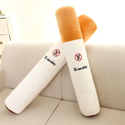 Obrázok produktu pre Vankúš v tvare cigarety 80 cm unikátny darček s myšlienkou RESTEQ