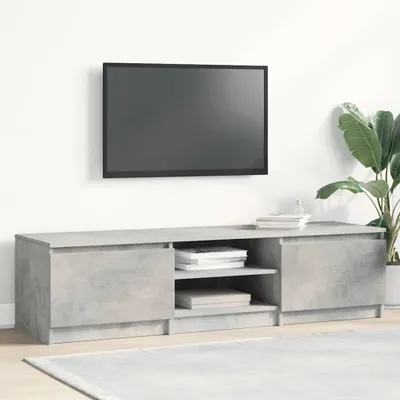 Obrázek produktu pro vidaXL TV skříňka betonová šedá 140x40x35,5 cm odvozený dřevěný výrobek
