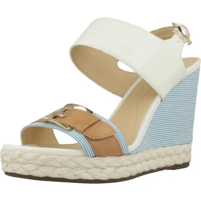Produktbild von Geox D Janira E Damen weiß Leder Sandalen 40