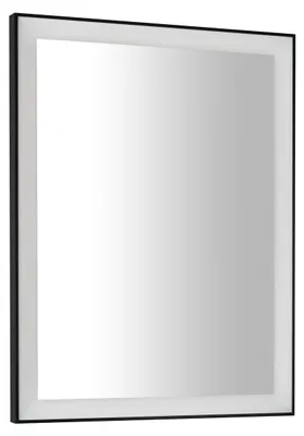 Produktbild von Sapho GANO Spiegel mit LED Beleuchtung 60x80cm, schwarz